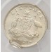 AUSTRALIA 1941 . SIXPENCE . ERROR . DOUBLE STRIKE 